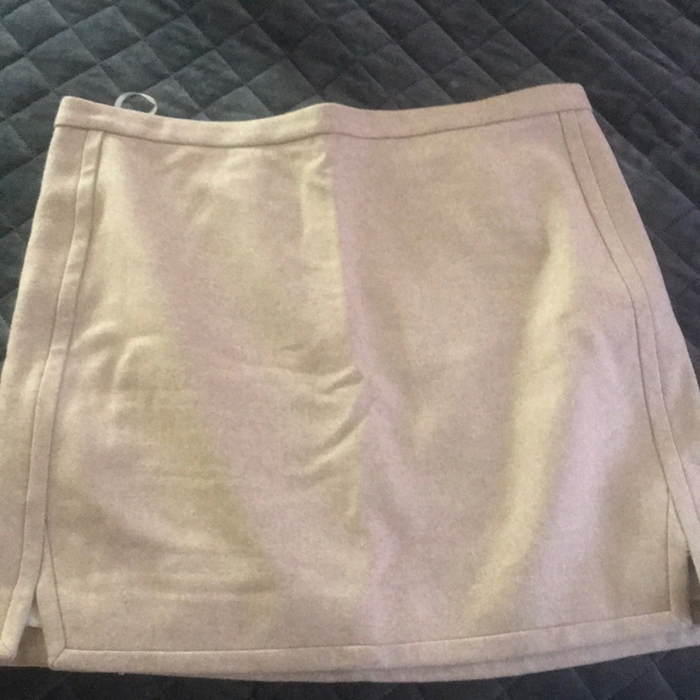 J crew tan skirt
